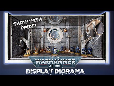 Display your Mini's with PRIDE! - 40K Display Diorama build