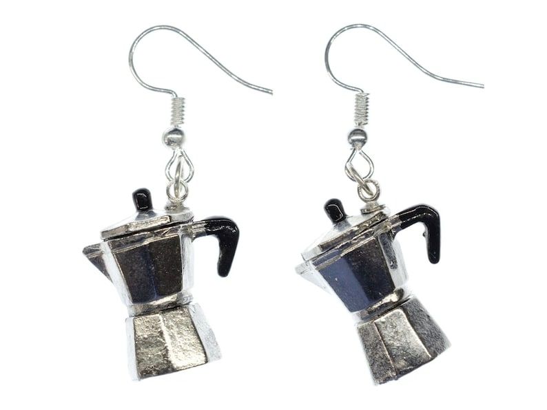 Espressokannen-Ohrhänger (Caffettiera)