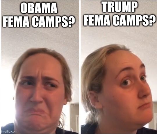 Meme: Obama FEMA Camps? Trump FEMA Camps?