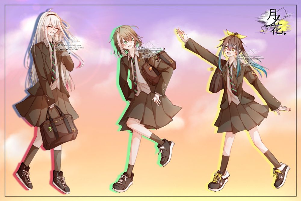 左…白神 翠🫧
中…真宮 明🍃
右…水崎 ひな🌟