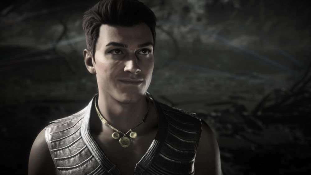 Petrok smirking in his Lord of Fortune gear, staring down Solas in the fade