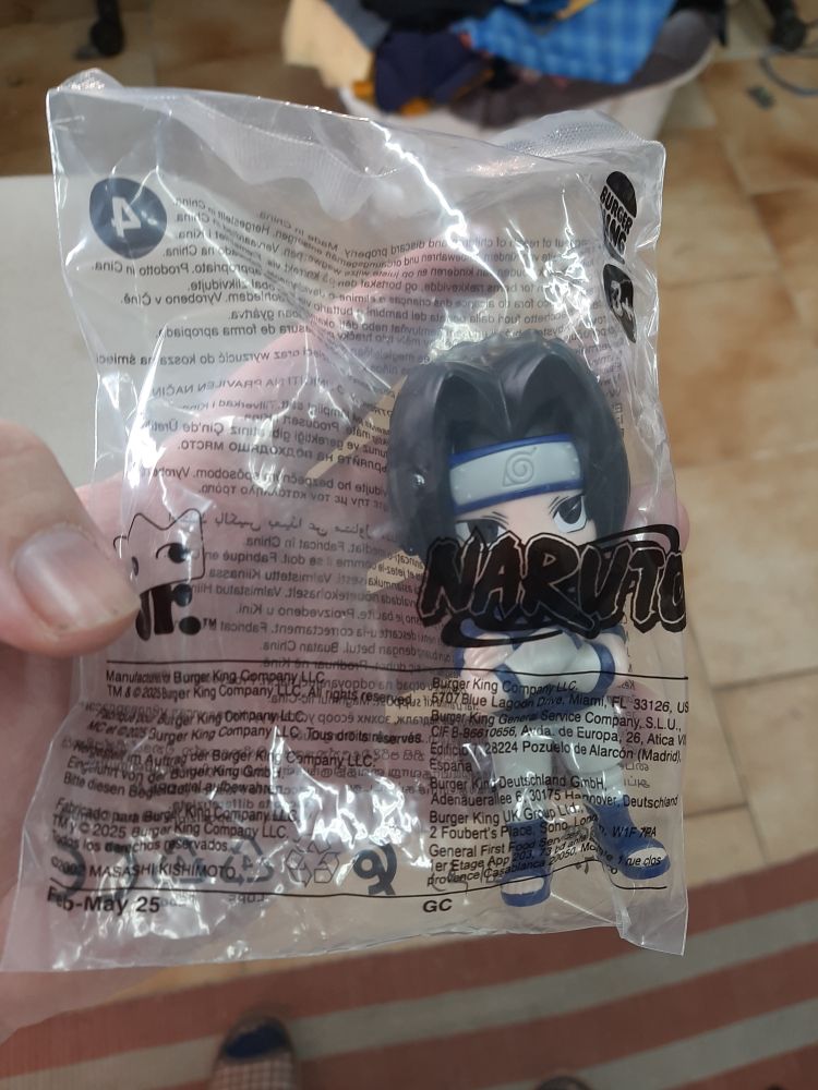 Sasuke Burger king toy.