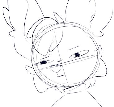 A bat-fox like critter, eyes squinted with a confused expression.