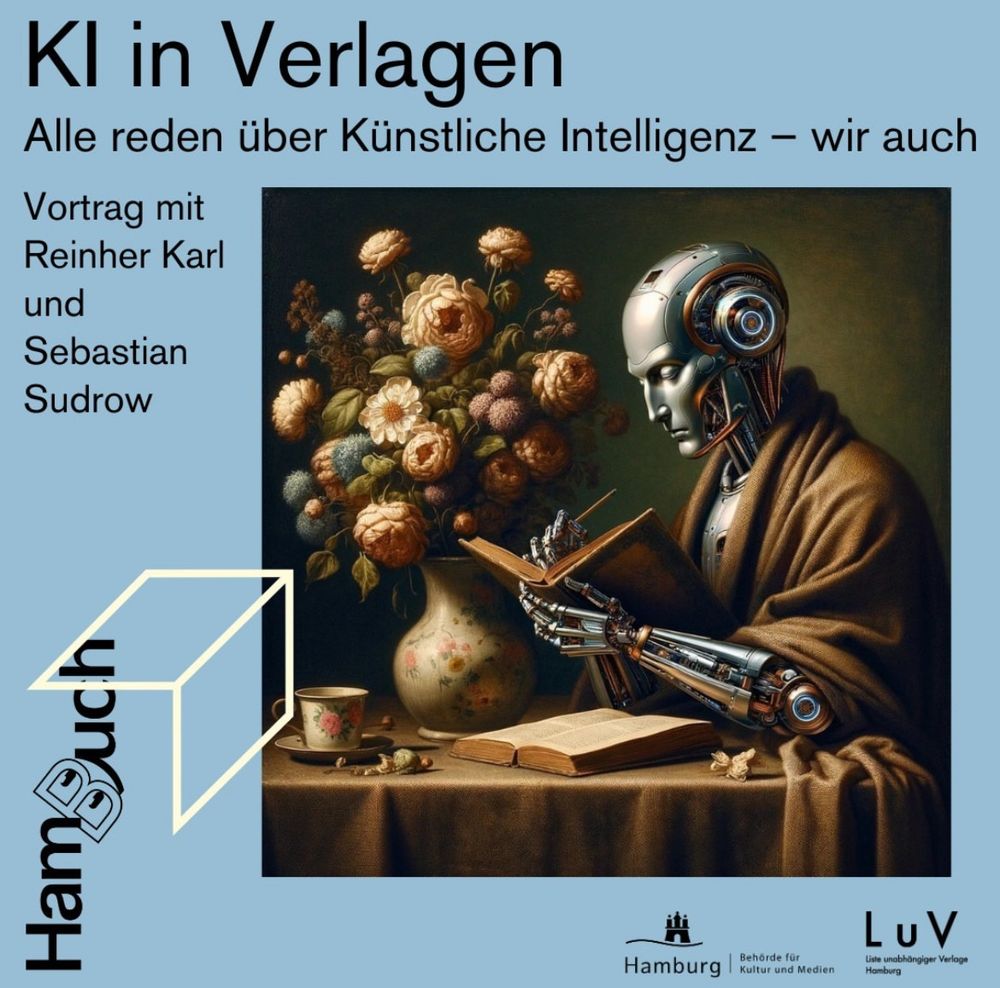 Vortragsbild KI und Verlage
