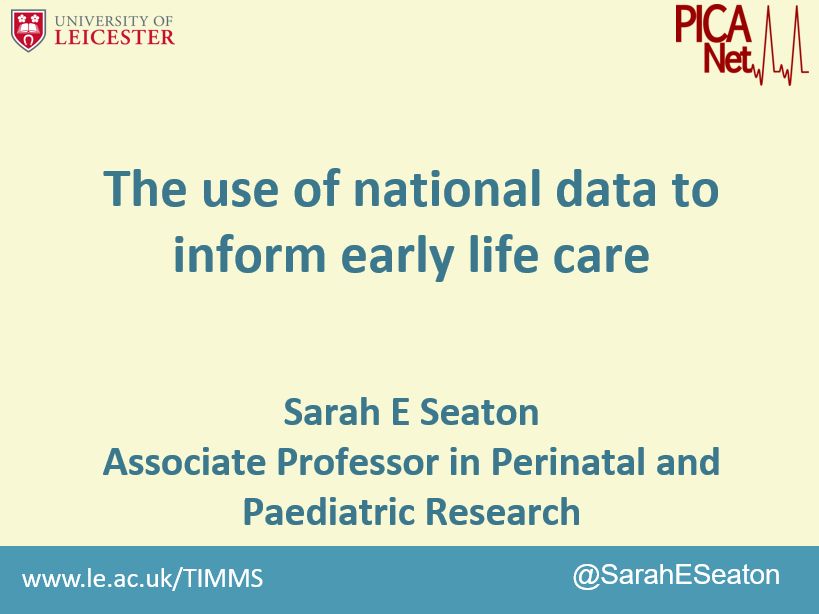 Screenshot of my title slide