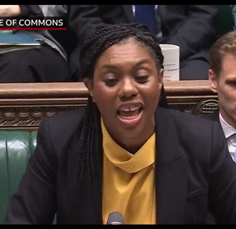 Kemi Badenoch at despatch box