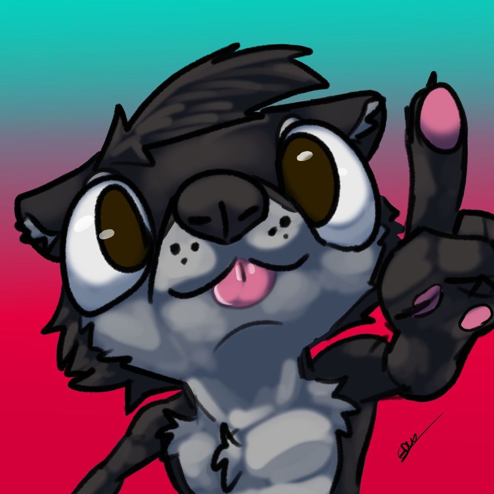 The very first one I did on this pose, my original idea, and ye, it is my wolf on a silly boop