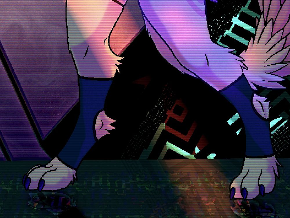 Close up of some other very very important details (paws)