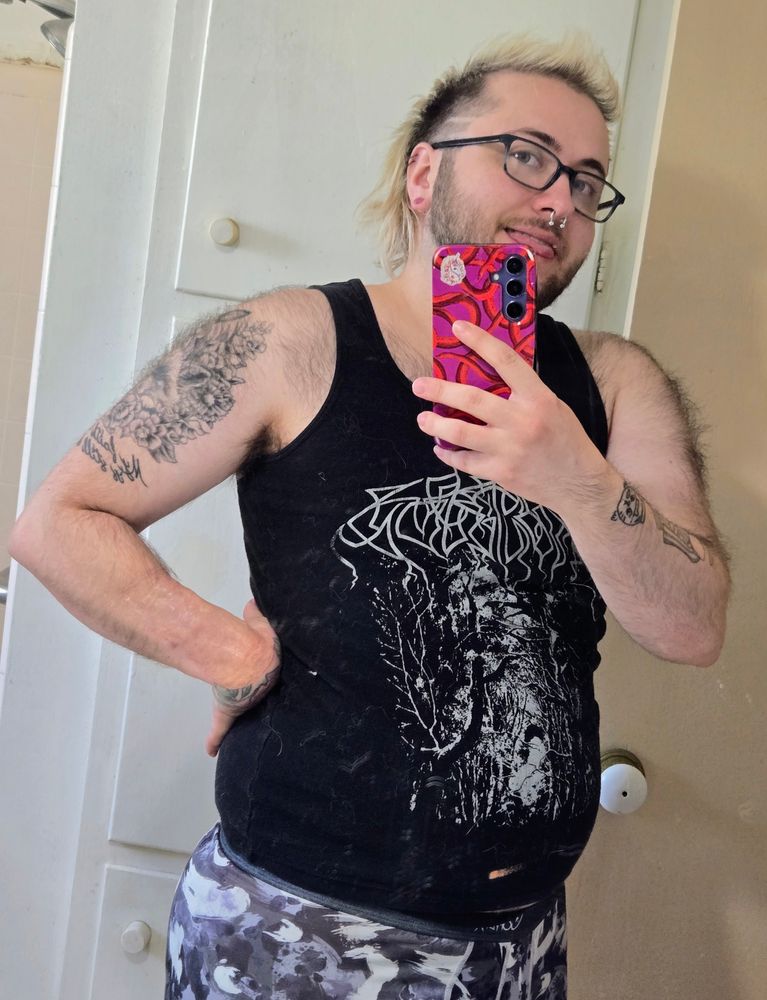 Mirror selfie of me