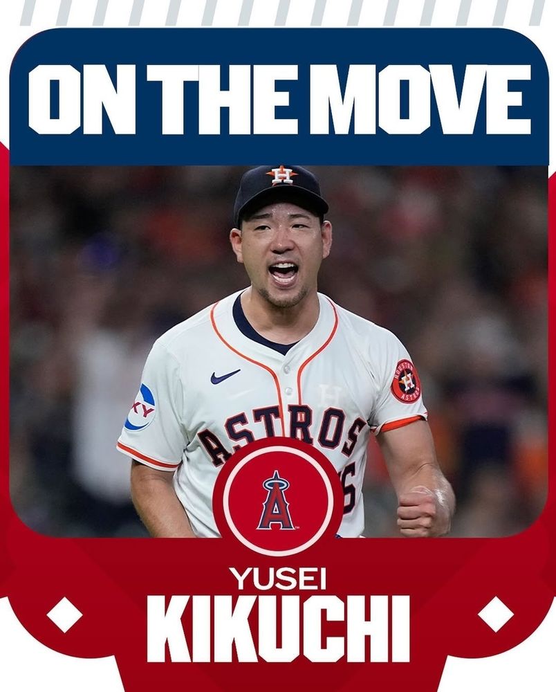 A graphic depicting now Angels starting pitcher Yusei Kikuchi.