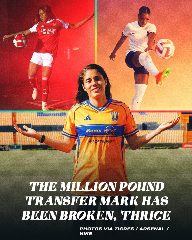 The million pound transfer mark has been broken, thrice