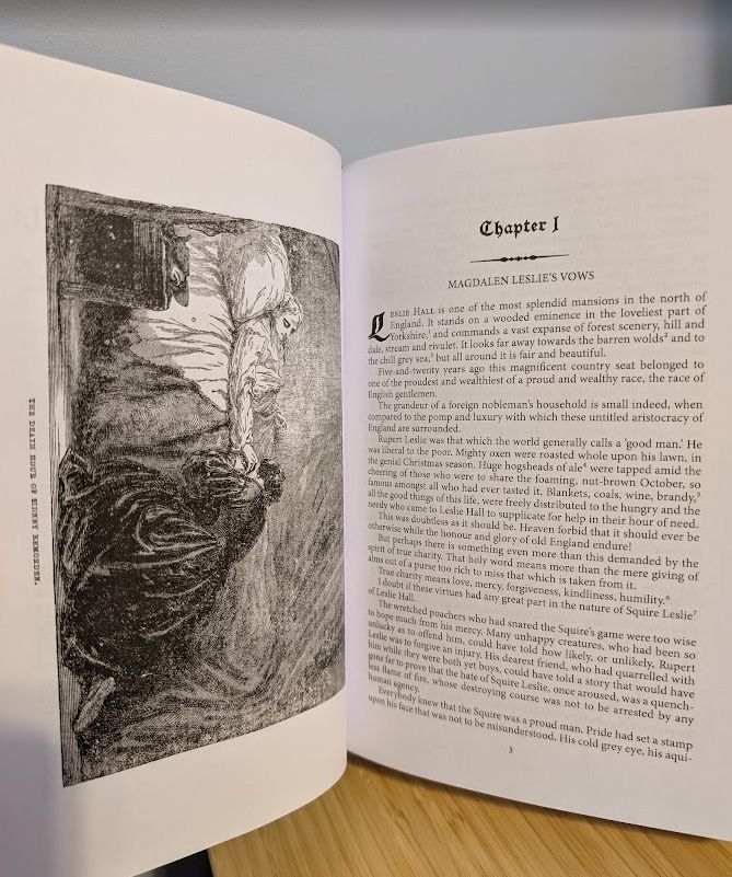 book open to Chapter 1 featuring an illustration