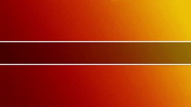 a red and yellow gradient with a white line in the middle .