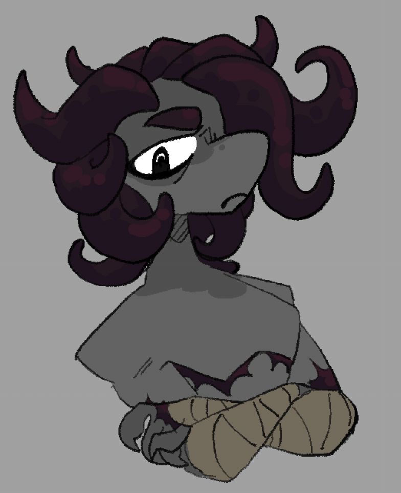 a drawing of Kj without their dark markings
