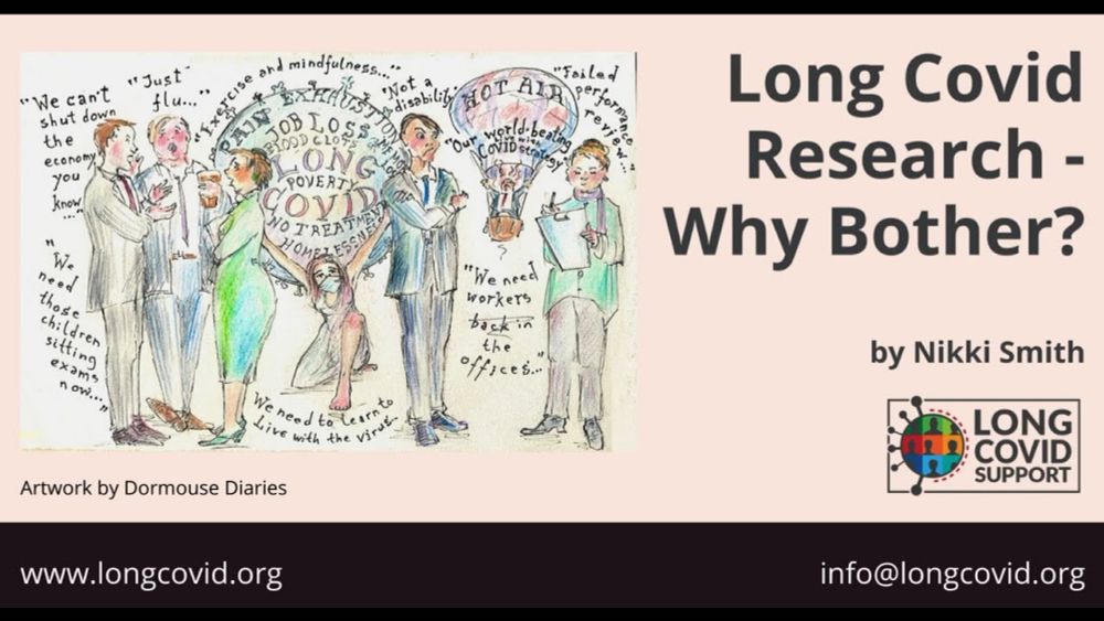 Long Covid Research - Why Bother?