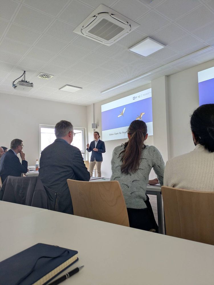 A person presenting.
