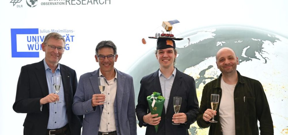 A PhD candidate and his supervisors.