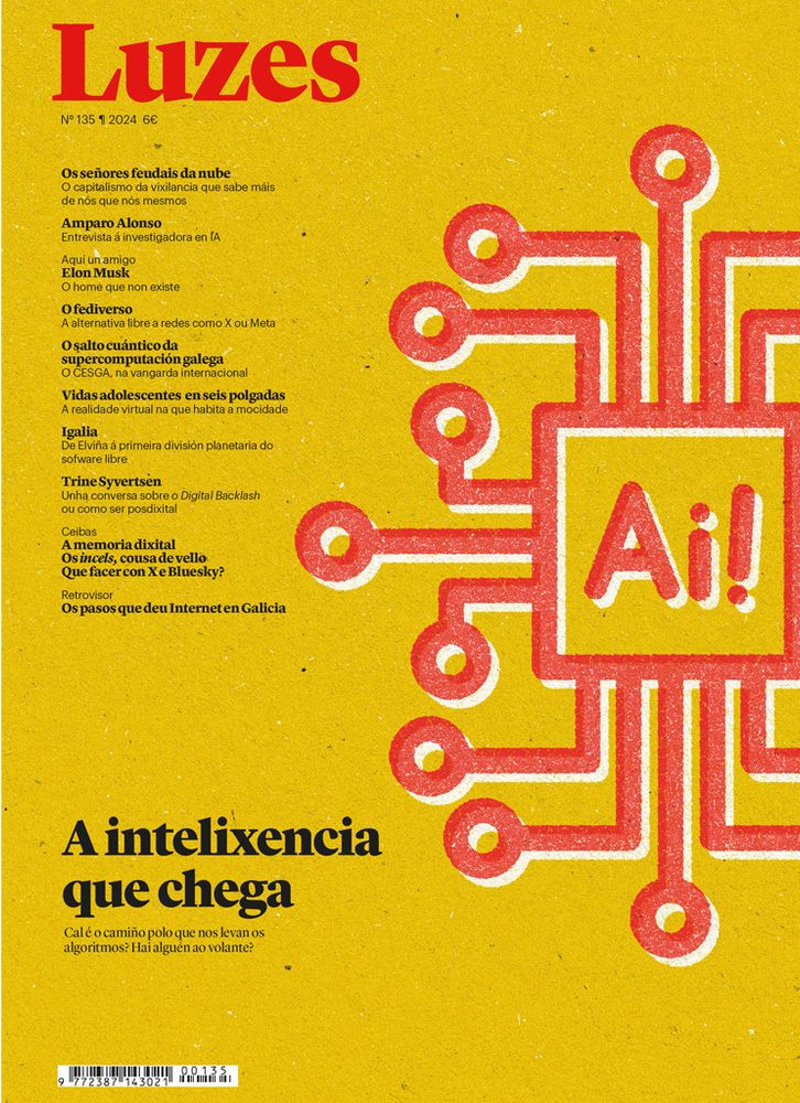 Capa do número 135 da revista Luzes