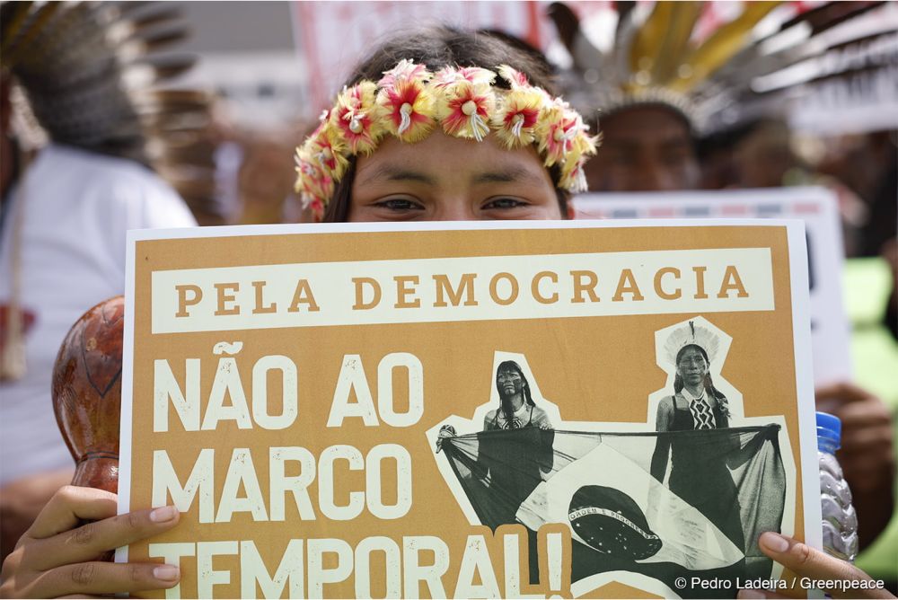 Marco temporal não - Greenpeace Brasil