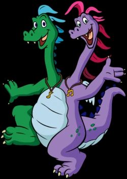 Zak and Wheezie from Dragon Tales
