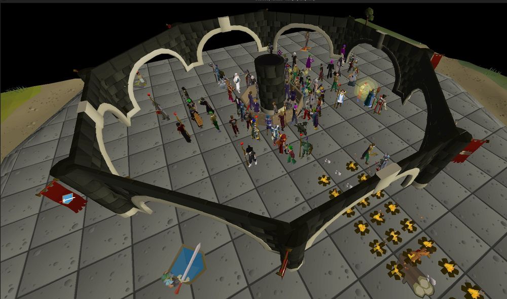 The grand exchange from OSRS