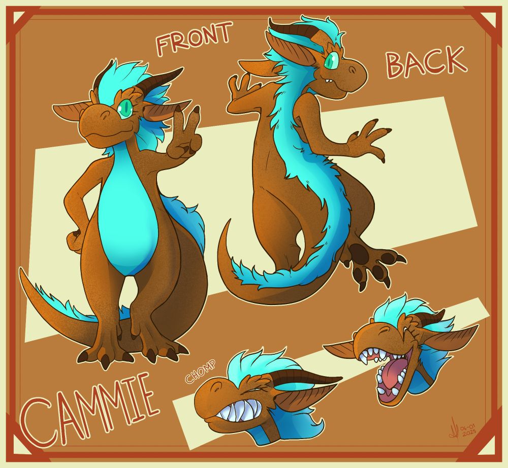 A reference picture for Cammie the kobold