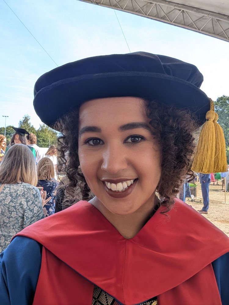 Dr Bushra Schuitemaker in a graduation gown