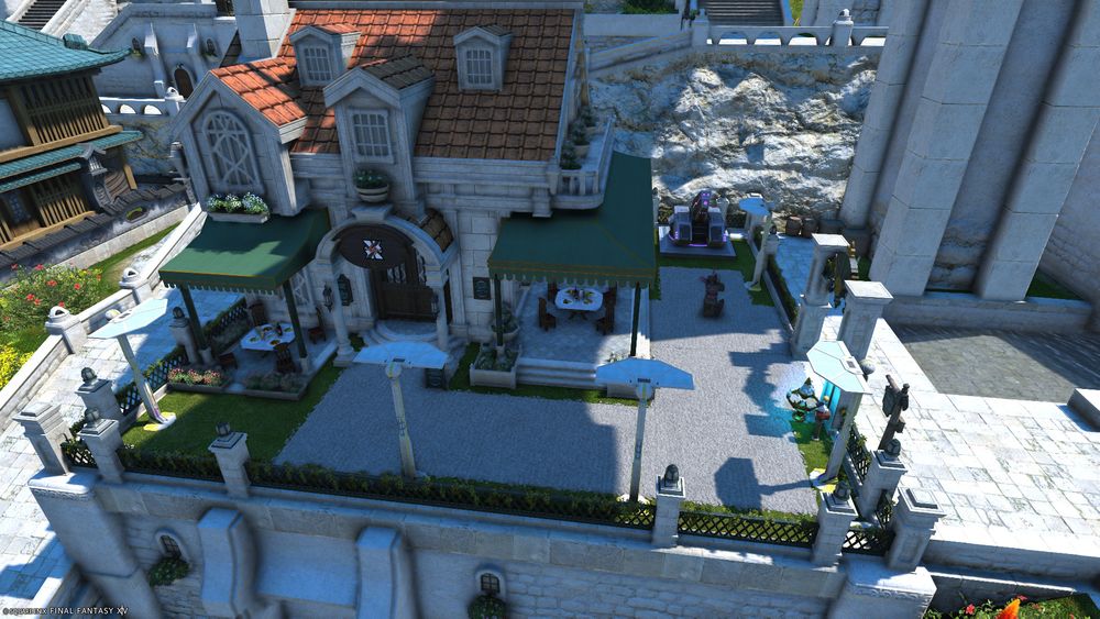 Final Fantasy XIV. Free Company house of the l'Cie. Raiden, Ward 18, Plot 41.