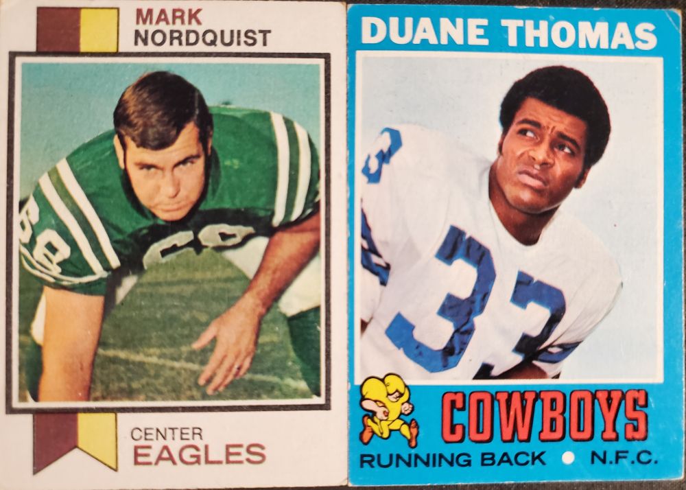 1973 Topps Mark Nordquist
1971 Topps Duane Thomas
