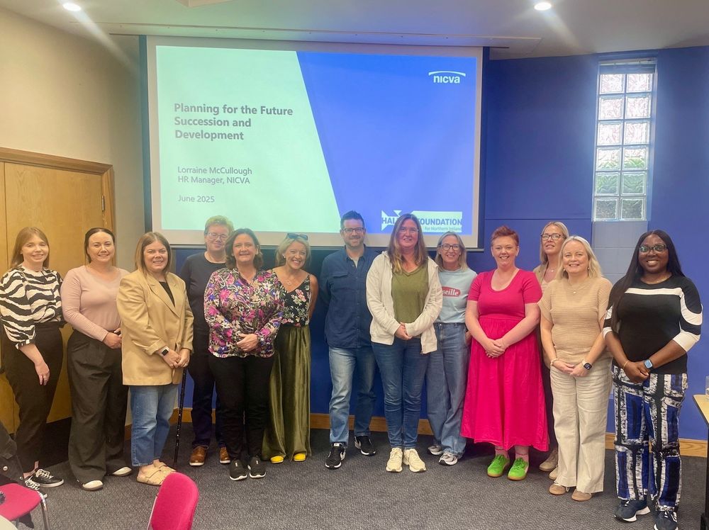 Photo of participants in one of NICVA's free HR training sessions.