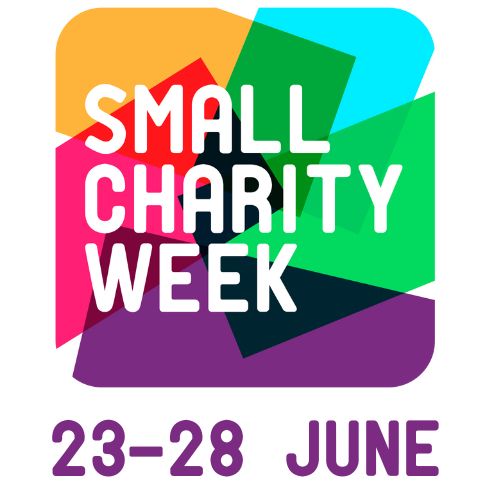 Graphic for Small Charity Week 2025