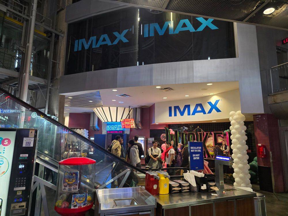 IMAX theatre entrance at Cineplex Vaughan