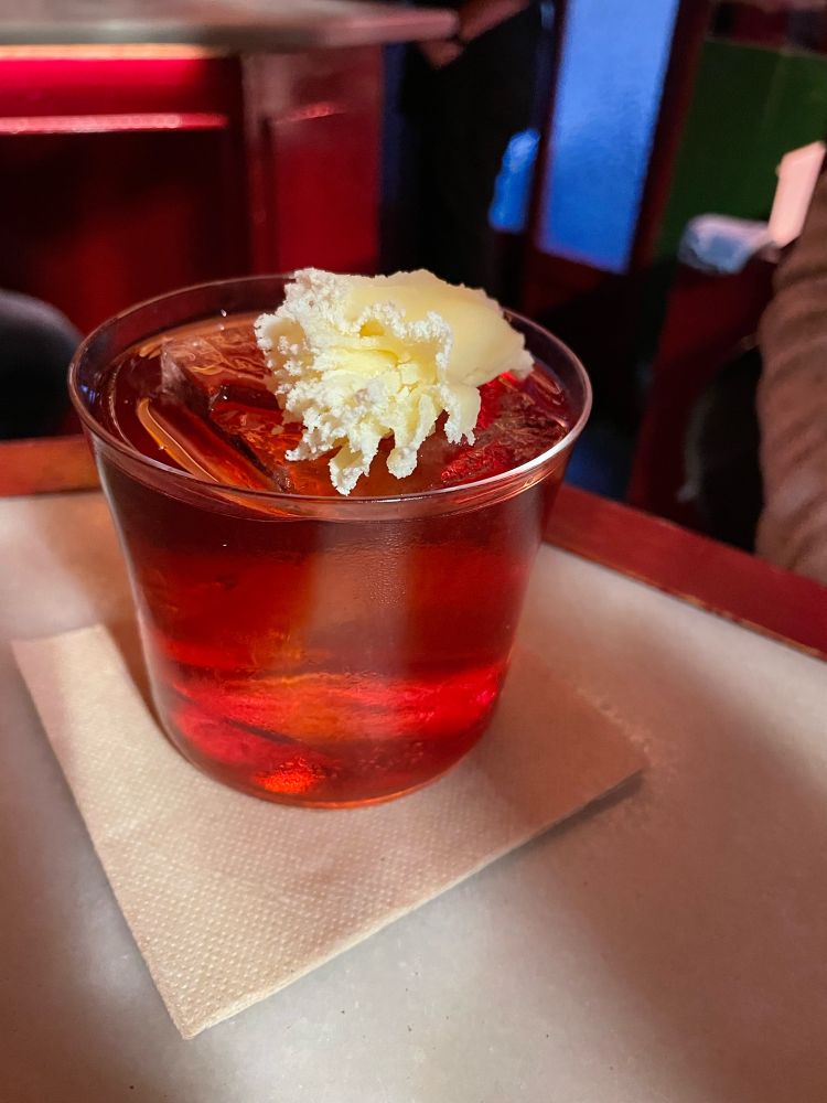 Cheese on a motherfucking negroni
