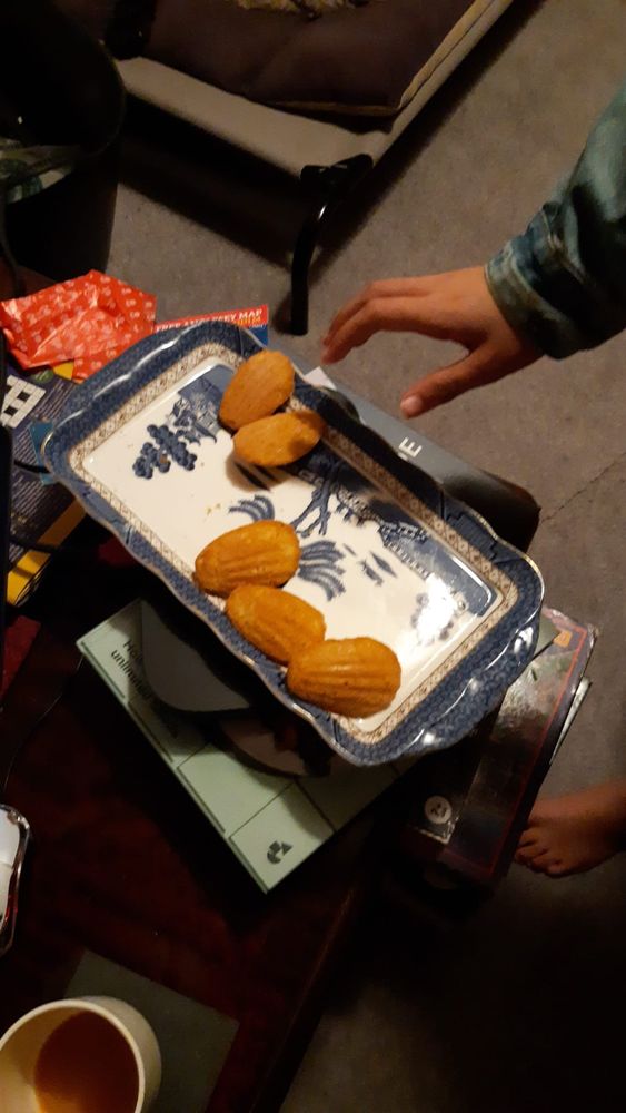 Madeleines. Never better than when fresh out of the oven!