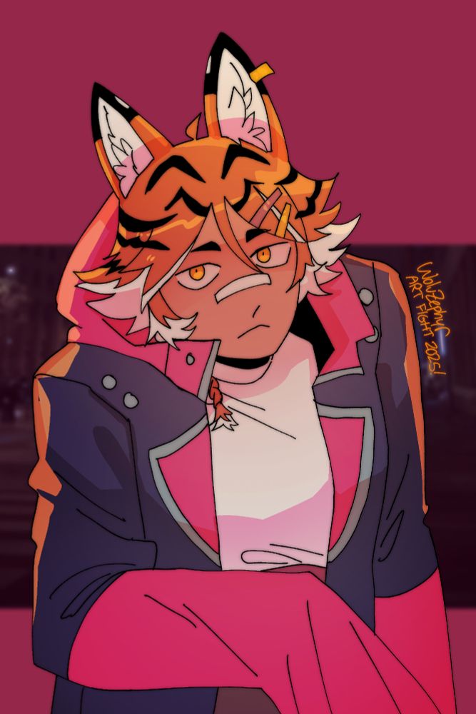 An attack for SGUK on Art Fight. An OC named Nedi. 