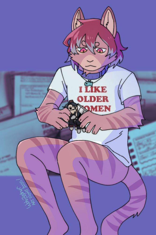 An attack for catgenderbitch on Art Fight. An OC named Berry.
