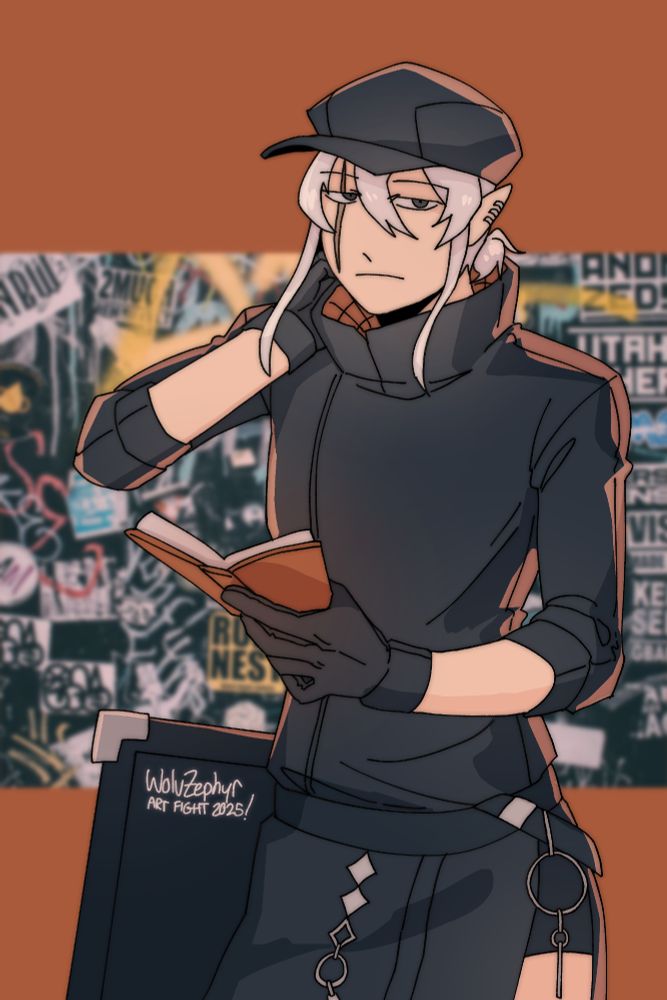 An attack for tamokuu on Art Fight. An OC named Blanche.