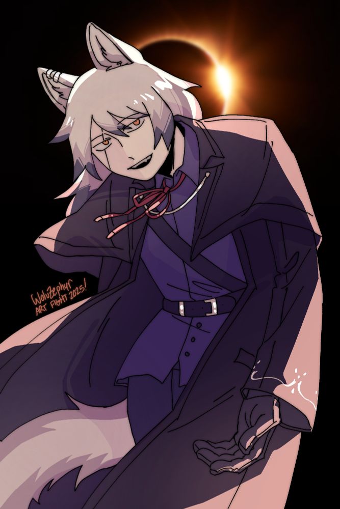 An attack for myoodles on Art Fight. An OC named Cainello.