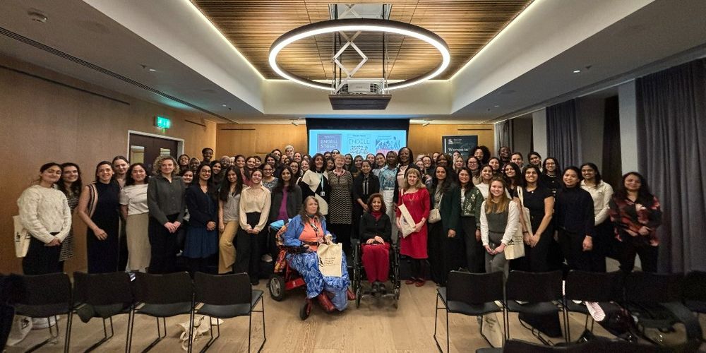 Group picture from an International Women's Day event at the College 