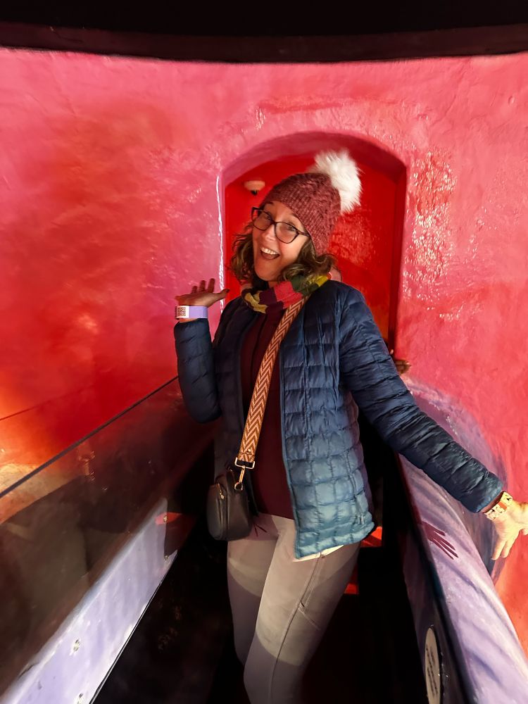 The giant heart at The Franklin Institute 