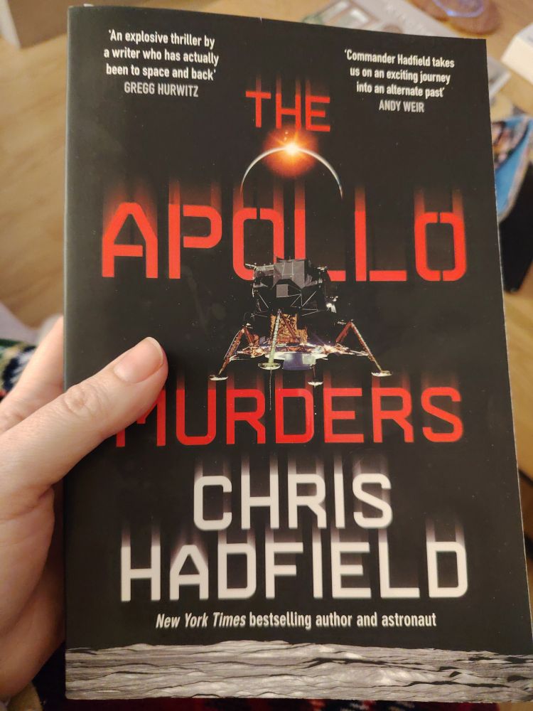 Cover of The Apollo Murders by Chris Hasfield.