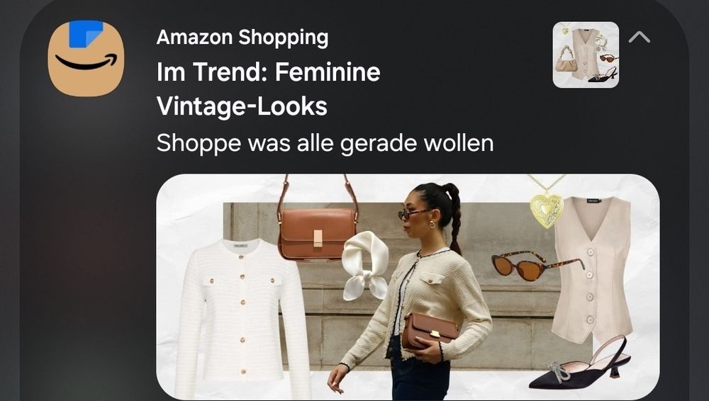 Amazon Benachrichtigung: shoppe Was alle gerade wollen: feminine vintage looks