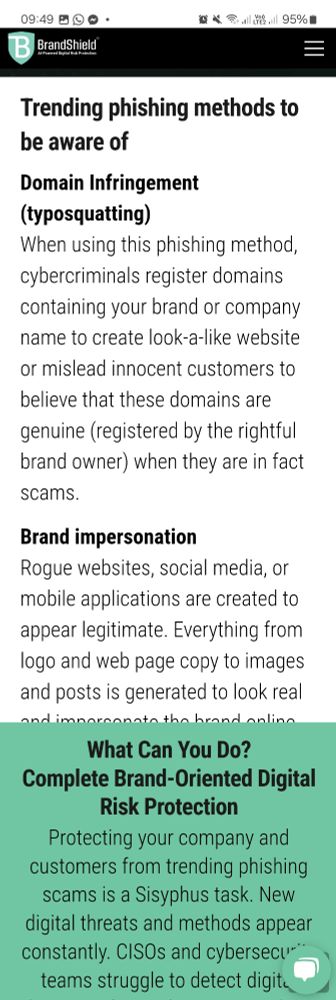 A screenshot of a website where one section just fully cuts off the one before. 