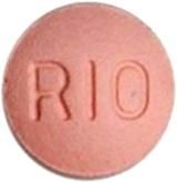 7mm round pink pill, R10 stamp. Cholesterol Medication (Rosuvastatin Calcium 10mg)