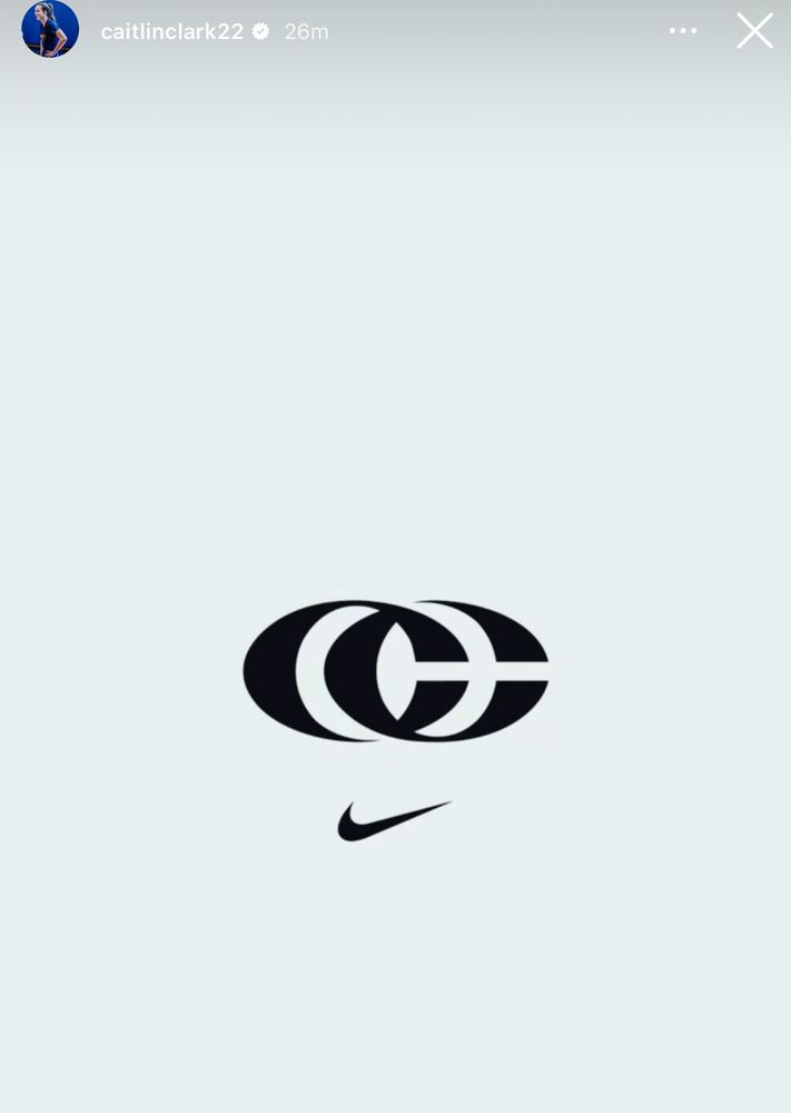 Caitlin Clark Nike logo