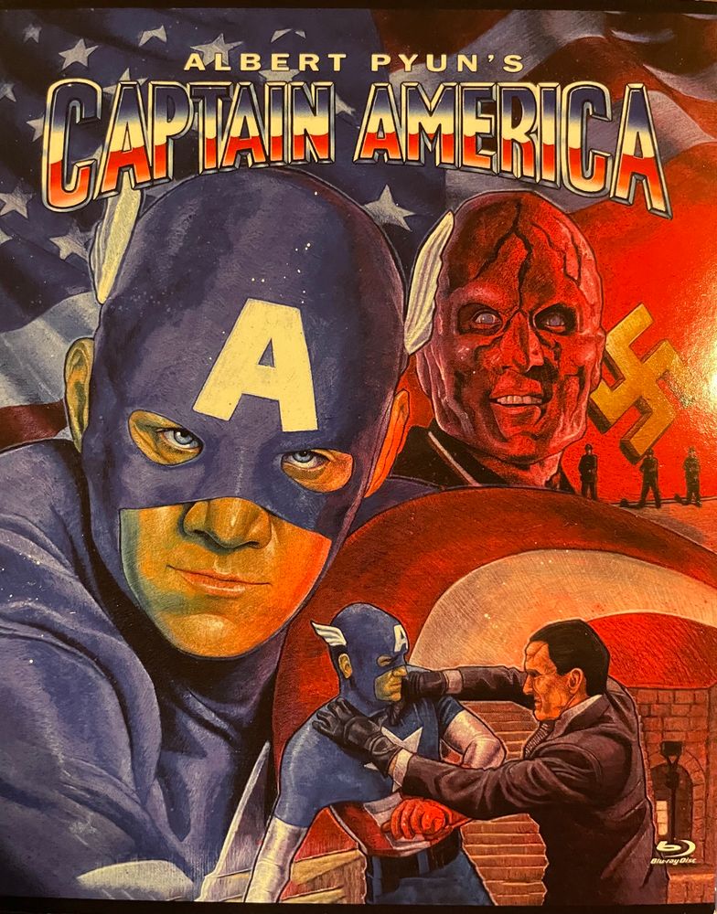 limited edition Blu-ray of Albert Pyun’s Captain America, which was made using the old 35mm work print of the late Albert Pyun’s intended vision