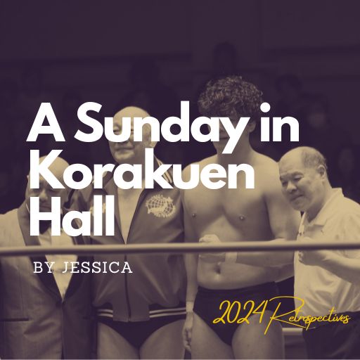 Icon reads: A Sunday in Korakuen Hall. By Jessica.