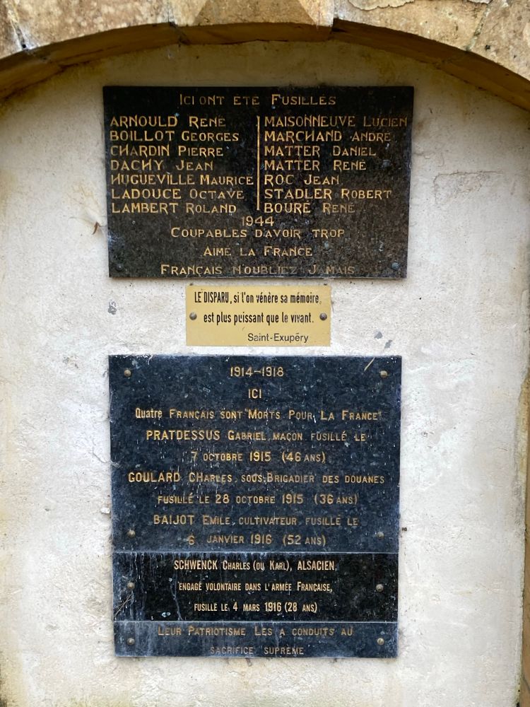 Charles Goulard was amongst several executed at Fort des Ayvelles