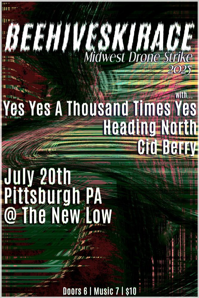 Bee Hive Ski Race Pittsburgh Show Poster