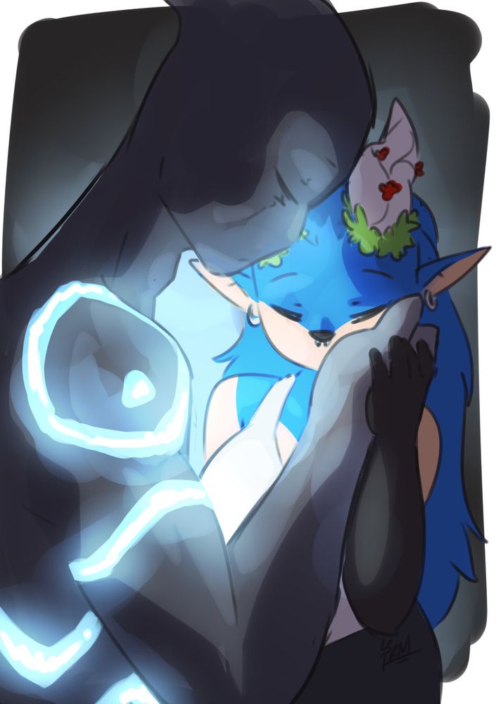 Silence is my oc; Chass belongs to a friend, and they’re long term shipped together